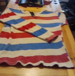 Mens Striped Thermal